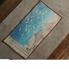 Load image into Gallery viewer, Suede Tea Towel for Zen Tea Table — Daantang Artisan Design