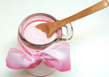 Load image into Gallery viewer, Pink Rose Petal Sugar, 8 oz  Glass Sugar Jar - Eucalyptus And Sage | Tea, Coffee, Mug, and Cup products for men and women of all ages