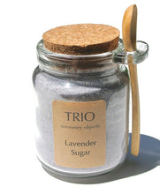 Load image into Gallery viewer, Lavender Sugar, 8 oz  Glass Sugar Jar with Mini - Eucalyptus And Sage | Tea, Coffee, Mug, and Cup products for men and women of all ages