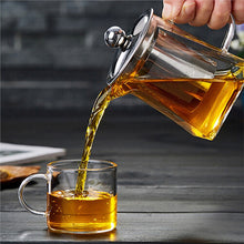 Load image into Gallery viewer, Stainless Steel Heat Resistant Glass Tea Pot - Eucalyptus And Sage | Tea, Coffee, Mug, and Cup products for men and women of all ages